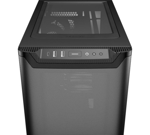 Корпус ПК без блока питания/ Case be quiet! PURE BASE 501 Airflow Window, Midi-Tower, TG, 2x140mm, 2xUSB-A 3.2, 1xUSB 3.2 Type-C, ATX, mATX, mITX Black