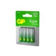 Батарейка АА Алкалиновые батарейки GP Super Alkaline G-Tech 15А, АА, 4 шт. на блистере (4 шт.)