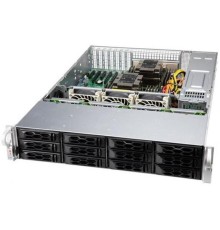 Шасси серверное Supermicro SuperChassis 2U LA26E1C4-R609LP/no HDD(12)LFF/7xLP/2x600W/(12" x 13", 13.68" x 13", 12" x 10")E-ATX, ATX/Backplane 12xSATA3/SAS3