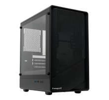 Корпус без блока питания/ Case HSPD M331, Mesh Mini-tower, Black, TG, 0.4 SPCC, no fans mATX, mITX 175/329/170mm 1x2.5", 2x3.5", 4xPCI 1xUSB-A 3.0, 1xUSB-A 1.0 370x220x408mm