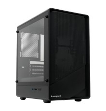 Корпус без блока питания/ Case HSPD M331, Mesh Mini-tower, Black, TG, 0.4 SPCC, no fans mATX, mITX 175/329/170mm 1x2.5", 2x3.5", 4xPCI 1xUSB-A 3.0, 1xUSB-A 1.0 370x220x408mm