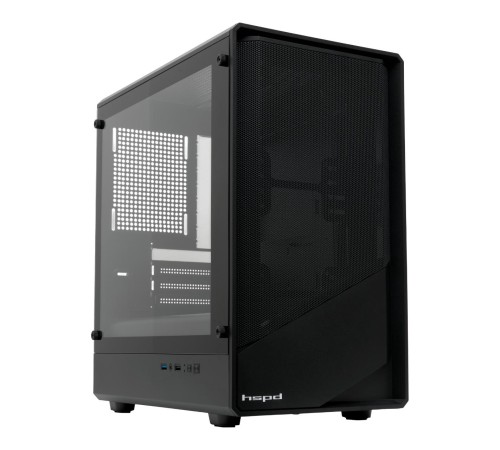 Корпус без блока питания/ Case HSPD M331, Mesh Mini-tower, Black, TG, 0.4 SPCC, no fans mATX, mITX 175/329/170mm 1x2.5", 2x3.5", 4xPCI 1xUSB-A 3.0, 1xUSB-A 1.0 370x220x408mm Корпус без блока питания/ Case HSPD M331, Mesh Mini-tower, Black, TG, 0.4 SPCC, no fans mATX, mITX 175/329/170mm 1x2.5", 2x3.5", 4xPCI 1xUSB-A 3.0, 1xUSB-A 1.0 370x220x408mm