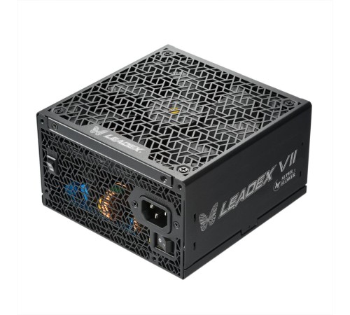 Блок питания 850 Ватт/ Power Supply Super Flower Leadex VII, 850W, ATX 3.0, 140mm, 12xSATA, 3xPCI-E(6+2), 1x12VHPWR, APFC, 80+ Platinum , Full Modular