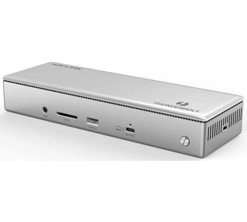 Док-станция Docking Station WAVLINK Thunderbolt 4 Quad Display/96W Power Delivery Include 20V/11.5A Power Adapter/4xUSB3.0/3xThunderbolt 4/2xDP 4K 60HZ/2xHDMI 4K 60HZ/1xGigabit LAN/1xCombo Audio Jack/1xCardReader