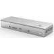 Док-станция Docking Station WAVLINK Thunderbolt 4 Quad Display/96W Power Delivery Include 20V/11.5A Power Adapter/4xUSB3.0/3xThunderbolt 4/2xDP 4K 60HZ/2xHDMI 4K 60HZ/1xGigabit LAN/1xCombo Audio Jack/1xCardReader