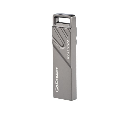 Флеш-накопитель/ Флеш-накопитель GoPower TITAN 256GB USB3.0 металл черный графит (1/50/1000)