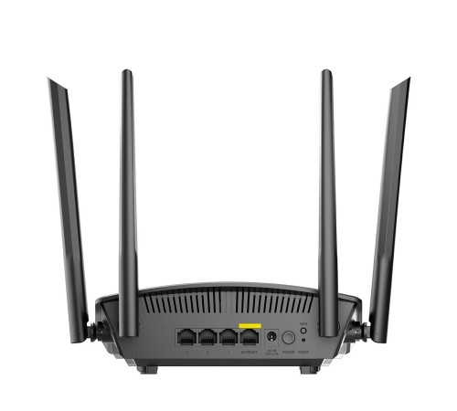 Маршрутизатор/ DIR-X1860/RU/R1A AX1800 Wi-Fi 6 Router, 1000Base-T WAN, 3x1000Base-T LAN, 4x5dBi external antennas Маршрутизатор/ DIR-X1860/RU/R1A AX1800 Wi-Fi 6 Router, 1000Base-T WAN, 3x1000Base-T LAN, 4x5dBi external antennas