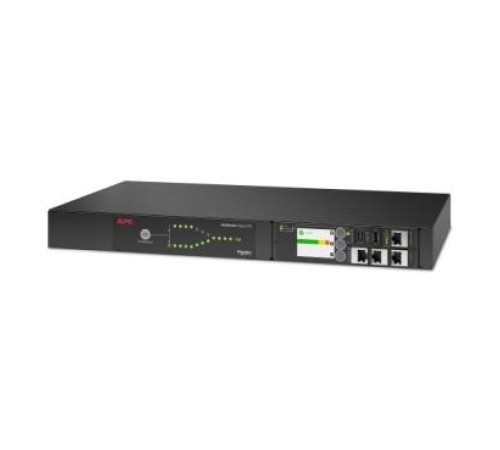 Автоматический переключатель APC Netshelter Rack Automatic Transfer Switch, 1U, 10A, 230V, C14 IN, 12 C13 OUT, 50/60Hz (rep. AP4421, AP7721)