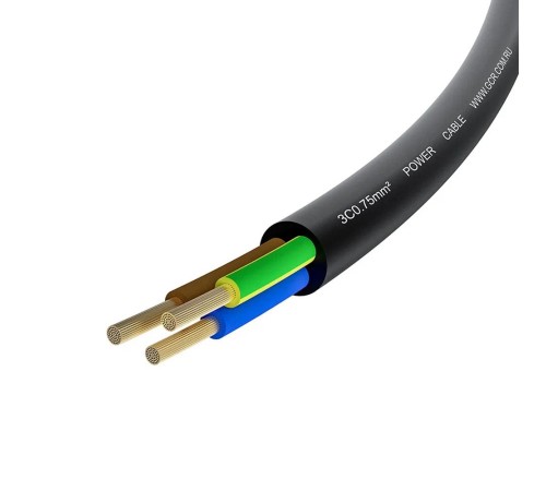 GCR Кабель питания PROF 2.0m, С14 - С5, черный, 3*1,5mm, GCR-55968 GCR Кабель питания PROF 2.0m, С14 - С5, черный, 3*1,5mm, GCR-55968