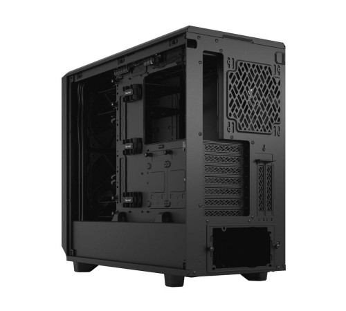 Корпус ПК без блока питания/ Case Fractal Design Meshify 2 Solid, Midi-Tower, 3x140mm, 2xUSB-A 3.2 + 1xUSB 3.2 Type-C E-ATX, ATX, mATX, mITX, Black