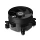 Кулер для ПК/ CPU Cooler PCCooler R120 (95W, 4-pin PWM, 60mm, Al, -mm, 1x95mm, 36.4CFM, 27.8dBA, 2700RPM, S: 1851/1700/1200/115X, black)