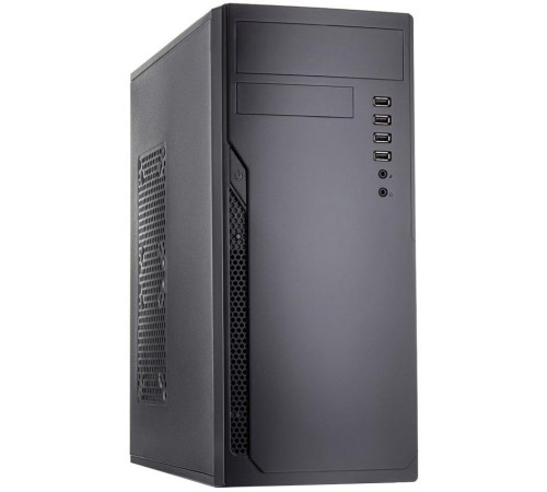 Корпус c блоком питания 500 Ватт/ Case Foxline FL-301, ATX, 1x5.25EXT, 1x3.5EXT, 4x3.5INT, 4xUSB2.0, HDA, w/o FAN, w/500W ATX PSU, w/1.2m EU pwr cord