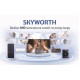 Телевизор 65'' Skyworth 65'' OLED, Ultra HD, Google TV, 900Nit, Bluetooth, 120Hz, Freesync Premium (AMD), 2.1.2 ch (2*12W+20W SUB+5W*2) Dolby Atmos, 4хHDMI, 2хUSB, Digital Audio Output, Composite output, LAN,CI, динамическая подсветка при включении, 2 Pol