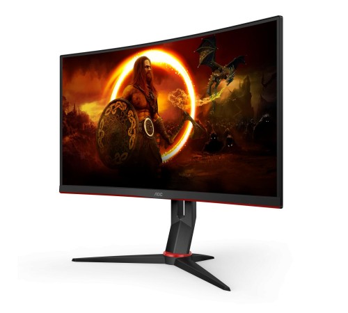 Монитор игровой 27'' 16:9 1920х1080(FHD) VA, Curved, 240 Hz, 300 cd/m2, 3000:1, 80M:1, 1ms, 2xHDMI, DP, USB-Hub, Height adj, Tilt, Swivel, Speakers, Black+Cherry Монитор игровой 27'' 16:9 1920х1080(FHD) VA, Curved, 240 Hz, 300 cd/m2, 3000:1, 80M:1, 1ms, 2xHDMI, DP, USB-Hub, Height adj, Tilt, Swivel, Speakers, Black+Cherry