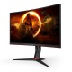 Монитор игровой 27'' 16:9 1920х1080(FHD) VA, Curved, 240 Hz, 300 cd/m2, 3000:1, 80M:1, 1ms, 2xHDMI, DP, USB-Hub, Height adj, Tilt, Swivel, Speakers, Black+Cherry