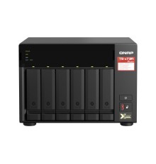 система хранения даннх QNAP SMB QC 2,2GhzCPU/8Gb(upto64Gb)/upto 6HDD, upto 22 with TL-D800S/SATA(3,5'')/ 4xUSB3.2/2xExp.slot/2x2,5Gb/iSCSI/1xPS/3YW TS-673A-8G-EU-RU
