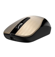 Мышь беспроводная Genius ECO-8015 золотой металлик (Gold), 2.4GHz, BlueEye 800-1600 dpi, аккумулятор NiMH