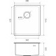 Кухонная мойка RIVELATO Rivelato Rinox 3844 UN PVD black Мойка нерж.сталь 1 чаша 380*440*200 мм, монтаж: универсальный, материал: нержавеющая сталь, цвет: черный