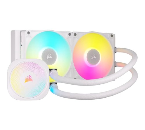 Система жидкостного охлаждения/ Water Cooling System Corsair iCUE LINK TITAN 240 RX RGB (240mm, White, RGB/ Fans: 2x120mm, 73.5CFM, 36dBA, 2100RPM/ S: 1851, 1700, AM5, AM4) Система жидкостного охлаждения/ Water Cooling System Corsair iCUE LINK TITAN 240 RX RGB (240mm, White, RGB/ Fans: 2x120mm, 73.5CFM, 36dBA, 2100RPM/ S: 1851, 1700, AM5, AM4)