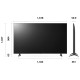 Телевизор ЖК 65" LG/ 65", Ultra HD, Smart TV,Wi-Fi, DVB-T2/C/S2, 2.0ch (20W), 3 HDMI, 2 USB, Dark Iron Gray