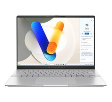 Ноутбук/ ASUS M5406WA-PP086W 14"(2880x1800 OLED 16:10)/AMD Ryzen AI 9 HX 370(2Ghz)/32768Mb/1024PCISSDGb/noDVD/Int:AMD Radeon 890M/Cam/BT/WiFi/75WHr/war 1y/1.3kg/Cool Silver/Win11Home + алюм корп