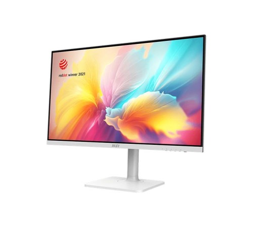 Монитор MSI Modern MD272QXPW 27" 16:9 WQHD(2560x1440) IPS Flat,1ms(MPRT),HDR 400,1000:1,100M:1,400nit,HDMI,DP,2xUSB Type-A,USB Type-B,USB Type-C,Speaker,Tilt,Swivel,Height,Pivot,100Hz,White(white cable),1y