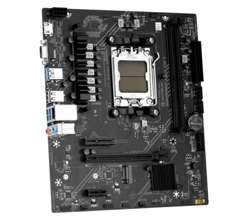 Материнская плата MAXSUN MS-Challenger A620A 2.5G, AM5, A620, 2*DDR5, 3*SATA 3.0, M.2, USB 3.2, USB 2.0, 1*PCIE 16, 1*PCIE 4, 1*PCIE 1, HDMI+VGA, mATX (существенное повреждение коробки)