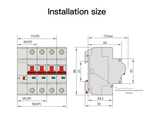 Выключатель автоматический MOES Zigbee circuit breaker 1P 16A Выключатель автоматический MOES Zigbee circuit breaker 1P 16A