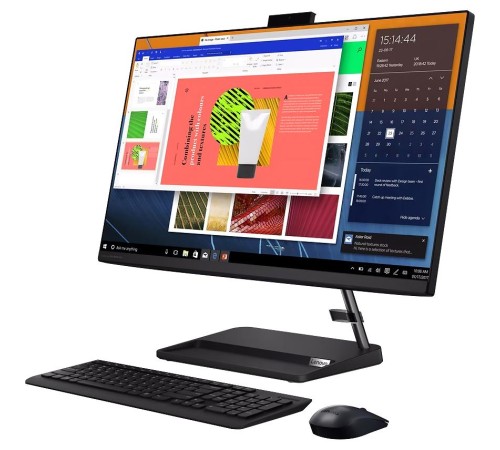 Моноблок/ Lenovo IdeaCentre AIO 3 27ALC6 27"(1920x1080 IPS)/AMD Ryzen 5 7430U(2.3Ghz)/16384Mb/512SSDGb/noDVD/Int:AMD Radeon/Cam/BT/WiFi/war 1y/8.77kg/black/noOS + RU kbd, mouse USB Моноблок/ Lenovo IdeaCentre AIO 3 27ALC6 27"(1920x1080 IPS)/AMD Ryzen 5 7430U(2.3Ghz)/16384Mb/512SSDGb/noDVD/Int:AMD Radeon/Cam/BT/WiFi/war 1y/8.77kg/black/noOS + RU kbd, mouse USB