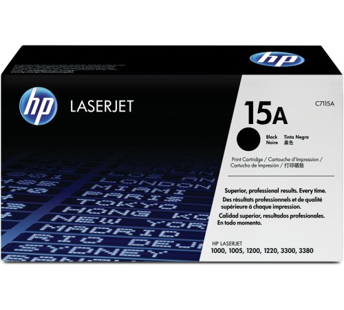 Тонер-картридж/ HP LaserJet C7115A Black Print Cartridge