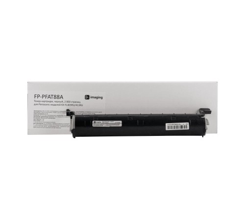 Тонер-картридж F+ imaging, черный, 2 000 страниц, для Panasonic моделей KX-FL403RU/413RU (аналог KX-FAT88A/KX-FAT88E), FP-PFAT88A