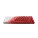 Клавиатура механическая беспроводная Dareu A84 Flame Red (красный), 84 клавиши, switch Holly (tactile), подключение проводное+Bluetooth+2.4GHz, аккумулятор 2000mAh (Вскрытая упаковка)