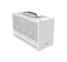 Корпус без блока питания/ Case PCCooler I100 PRO MESH WH, Micro-Tower, Mesh, no fans, 1xUSB-C 3.1, SFX PSU Support, mITX White