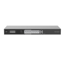  Uniview Коммутатор 16x100Mbps POE, 11000Mbps, 11000Mbps комбо, бюджет мощности 225 Вт, максимальная мощность на порт 30 Вт