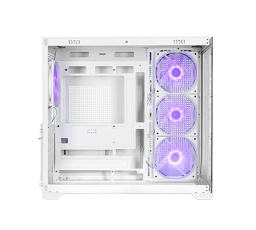 Корпус без блока питания/ Case PCCooler C3T700 ARGB WH, Midi-Tower, TG, 4x120mm ARGB, 1xUSB-A 3.0 + 1xUSB-A 2.0 + 1xUSB-C, ATX, mATX, mITX White