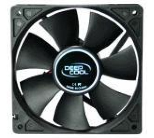 Вентилятор для корпуса DEEPCOOL Xfan120 120x120x25мм (64шт./кор, пит. от мат.платы и БП, черный, 1300об/мин)  Retail blister