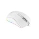 Мышь игровая проводная Dareu EM908 White (белый), DPI 600-10000, подсветка RGB, USB кабель 1,8м, размер 122.36x66.79x39.83мм (Мятая упаковка)