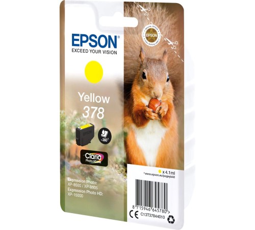 Картридж/ Singlepack Yellow 378 Claria Photo HD Ink
