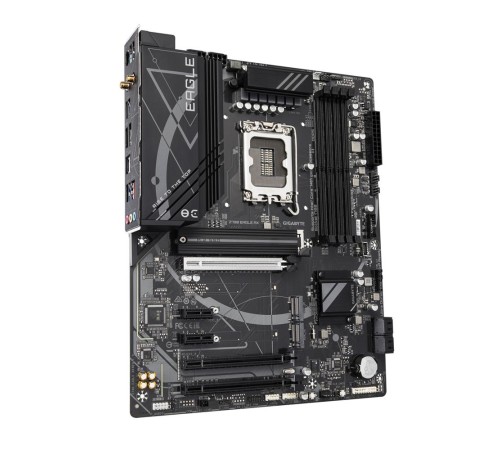 Материнская плата/ MB GIGABYTE INTEL Z790 s1700, 4xDDR5(192GB), HDMI 2.1/DP, 1xPCIe 5.0x16, 1xPCIe 4.0x16, 1xPCIe 3.0x16, 2xPCIe 3.0, , 1xLAN (2.5GbE), Wi-Fi, BT, 4xSATA 6Gb/s, 3xM.2, 1xUSB-C, 5xUSB 3.2, 2xUSB 2.0, 1xPS/2, ATX Материнская плата/ MB GIGABYTE INTEL Z790 s1700, 4xDDR5(192GB), HDMI 2.1/DP, 1xPCIe 5.0x16, 1xPCIe 4.0x16, 1xPCIe 3.0x16, 2xPCIe 3.0, , 1xLAN (2.5GbE), Wi-Fi, BT, 4xSATA 6Gb/s, 3xM.2, 1xUSB-C, 5xUSB 3.2, 2xUSB 2.0, 1xPS/2, ATX