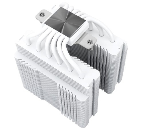 Кулер для процессора/ CPU Cooler Thermalright Peerless Assassin 120 SE White ARGB (4-pin PWM, 155mm, Ni/CU, 6x6mm, ARGB, 2x120mm, 66.17CFM, 25.6dBA, 1550RPM, S: 1700, 1200, 115X, AM5, AM4)