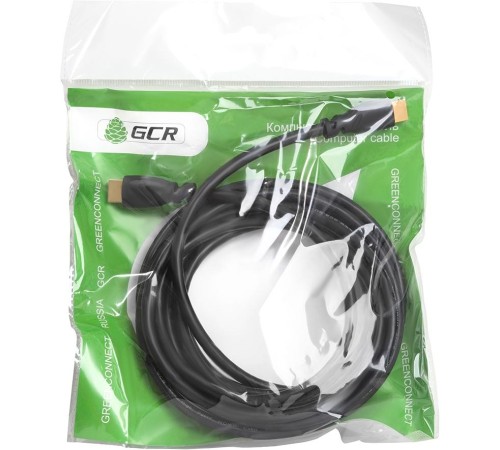 GCR Кабель Premium 1.8m HDMI 2.0, HDR, Ultra HD 4K60 Hz/ 5K30Hz, 3D, Ethernet 18.0 Гбит/с, OD8.0mm, 28/26 AWG, черный