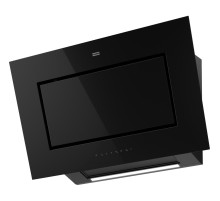 Вытяжка Franke FMY PER PRO BK F90/ Best, Настенная наклонная вытяжка Mhithos FMY PER PRO BK F90, 90 см, черное стекло, 1200 м3/ч, сенсорное управление, угольный фильтр в комплекте