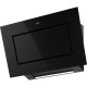 Вытяжка Franke FMY PER PRO BK F90/ Best, Настенная наклонная вытяжка Mhithos FMY PER PRO BK F90, 90 см, черное стекло, 1200 м3/ч, сенсорное управление, угольный фильтр в комплекте