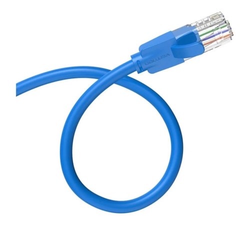 Патч-корд Vention прямой UTP cat.6, RJ45 - 5м. Синий