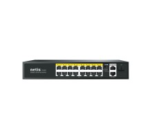 Коммутатор/ Коммутатор Netis P116GH (L2) 16x100Мбит/с 2x1Гбит/с 1SFP 16PoE 16PoE+ 240W неуправляемый