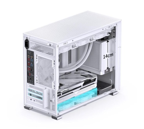 Корпус без блока питания/ Case JONSBO D31 MESH SCREEN, Mini-Tower, TG, no fans, 1xUSB-A 3.0 + 1xUSB-C 3.2, mATX, mDTX, mITX White Корпус без блока питания/ Case JONSBO D31 MESH SCREEN, Mini-Tower, TG, no fans, 1xUSB-A 3.0 + 1xUSB-C 3.2, mATX, mDTX, mITX White