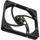 Кулер для корпуса/ Case Cooler ID-COOLING TF-12015-K (120x120x15mm, 4-pin PWM, 67.58CFM, 32.3dBA, 2200RPM, Black)