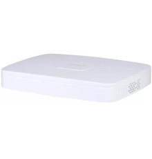 8-канальный IP-видеорегистратор с PoE, 4K и H.265+Входящий поток до 160Мбит/с; сжатие: H.265+, H.265, H.264+, H.264; разрешение записи до 12Мп; накопители: 1 SATA III до 20Тбайт; воспроизведение: 8кн@1080p; видеовыходы: 1 HDMI, 1 VGA; cеть: 1 RJ45 1000Мби