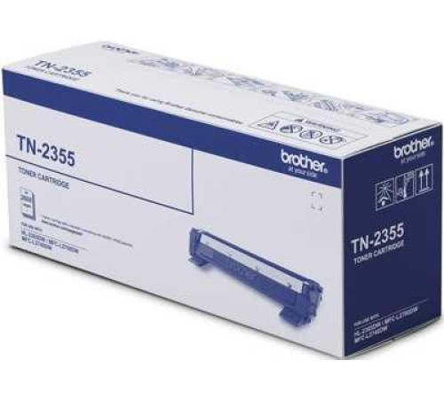 Тонер-картридж повышенной емкости TN2355/TN-2355 для Brother HL L2320D, HL L2365DW, DCP L2540DW, MFC L2700D, MFC L2700DW, MFC L2740DW, 2600 стр (Мятая упаковка) Тонер-картридж повышенной емкости TN2355/TN-2355 для Brother HL L2320D, HL L2365DW, DCP L2540DW, MFC L2700D, MFC L2700DW, MFC L2740DW, 2600 стр (Мятая упаковка)
