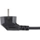 Кабель/ Кабель компьютер - розетка 220V EU (угловой)<VDE> 3GX0,5mm2, 1,8m, медь, Telecom <TY021-CU0.5-1.8M>